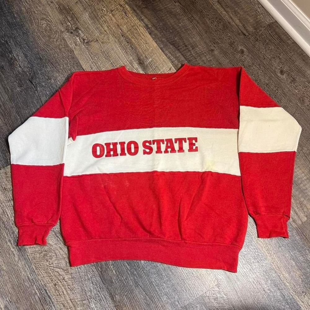 Vintage 1980s Ohio state university buckeyes sweatshirt  XL